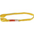 Global Equipment Global Industrial„¢Poly Web Sling, HD, Eye&Eye w/ Durable Edge, 8Ft L-3200/2500/6400 Lbs Cap JLEE1802TFX8